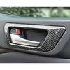 For Toyota Highlander 17- Carbon Fiber Car Door Handle Bowl Cover Trim 4PCS