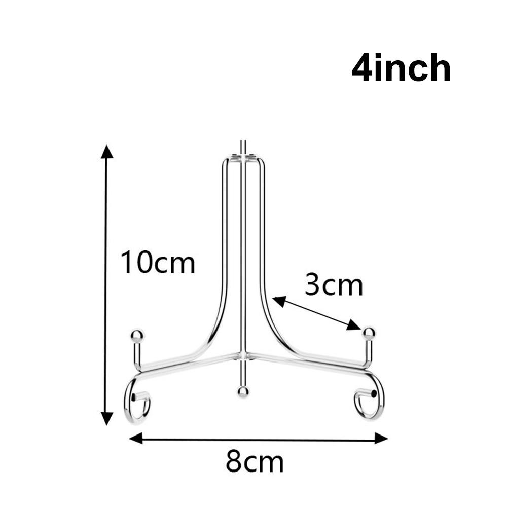4 6 8 10 12inch Plate Stands Foldable Photo Pedestal Durable Metal Easel Rack  Bowl Picture Frame