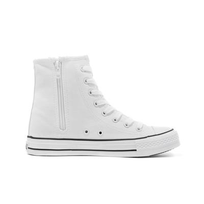 Женские вулканизированные туфли Новые повседневные парусиновые туфли с плоской подошвой и внутренней молнией Женские туфли Кроссовки Zapatos De Mujer Кроссовки