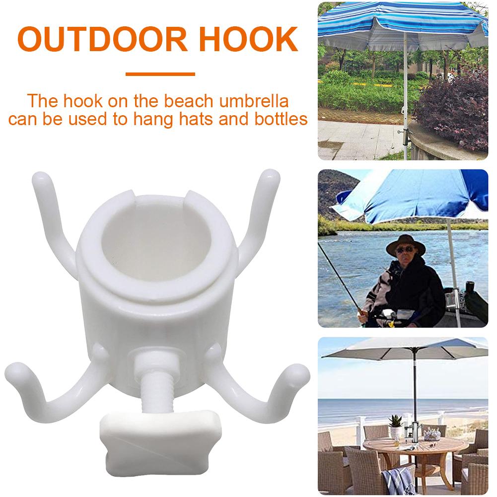 Уличный пляжный солнцезащитный зонт крюк гвоздь четыре ножки крючки сад кемпинг зонт пластиковый четыре зубца вешалка инструмент