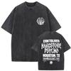 Washed Vintage Rapper Don Toliver Hardstone Psycho Album Print T Shirts Unisex Women Fashion Hip Hop Oversized Tshirts Streetwear