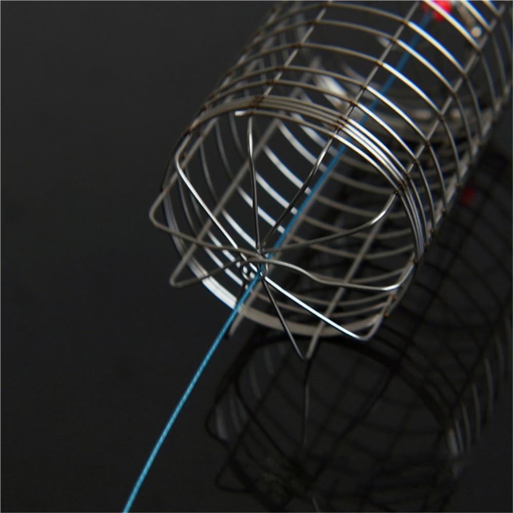 Маленькая клетка для приманки из нержавеющей стали, корзина для кормушки, держатель для рыболовной приманки, клетка для рыбалки, аксессуары для рыбалки, корзина для приманки для ловли карпа