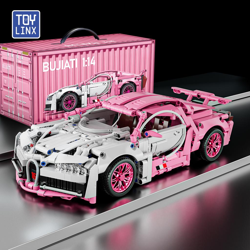 TOYLINX 1280 шт. Технические строительные блоки Кирпичики Автомобиль Moc Наборы кирпичиков Пластиковая модель Набор Кирпичики Игрушки для взрослых Подарок на День святого Валентина