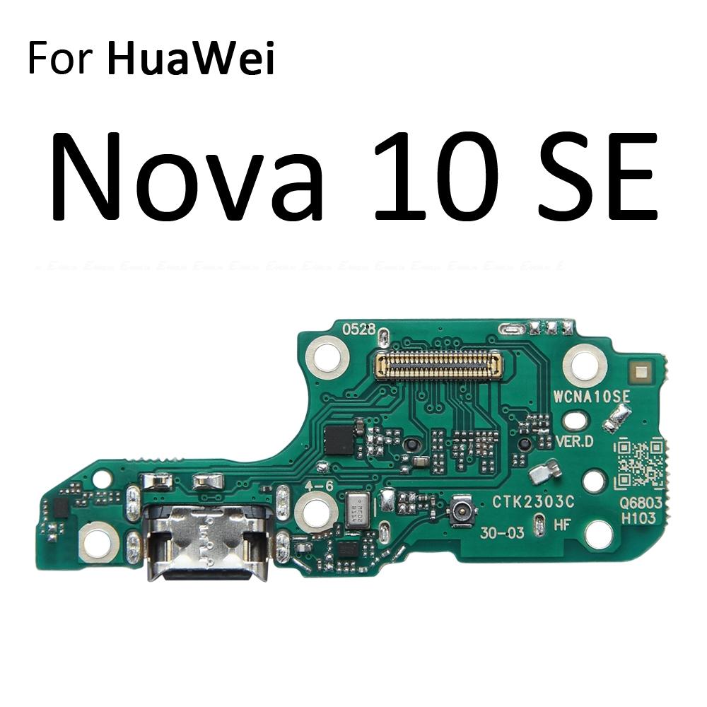 Power Charging Connector Plug Port Dock Board With Mic Microphone Flex Cable For HuaWei Nova 9 10 11 11i 12 12i Pro SE Ultra