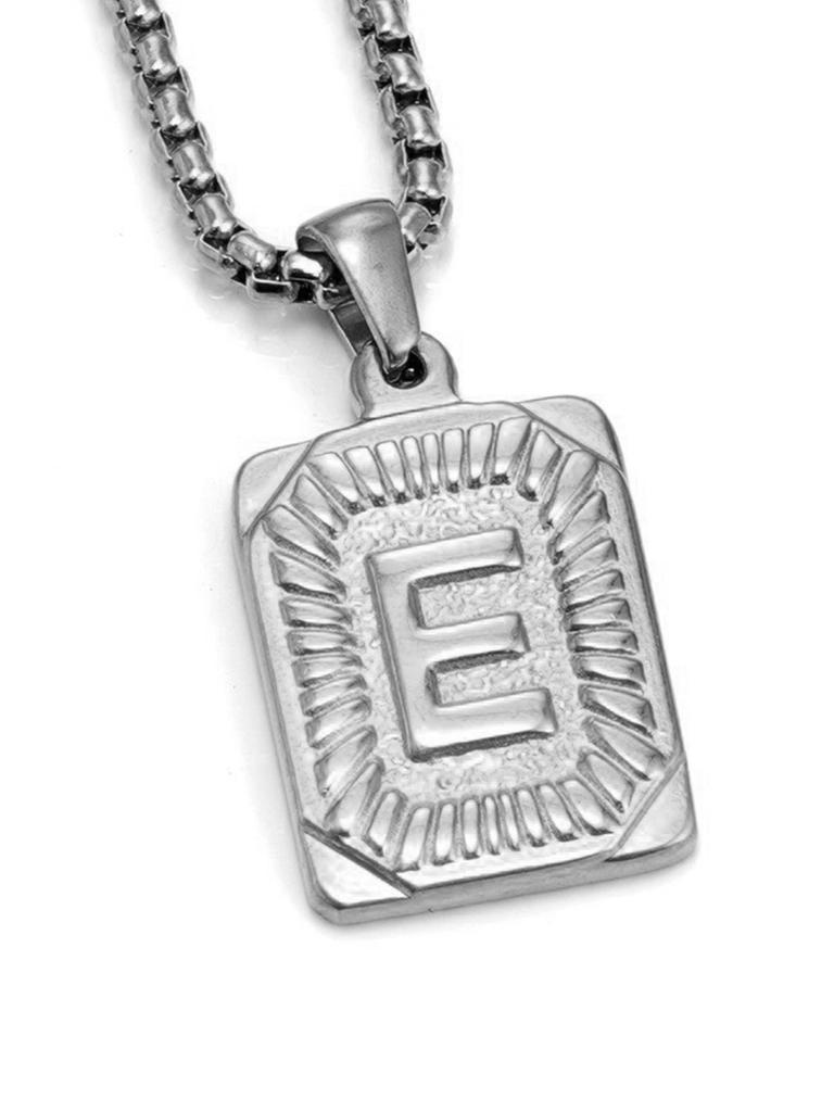 Модное 26-буквенное ожерелье золотого цвета с подвеской для мужчин и женщин, кубинская цепочка для пары, очаровательное первоначальное ожерелье, колье, ювелирное изделие, воротник