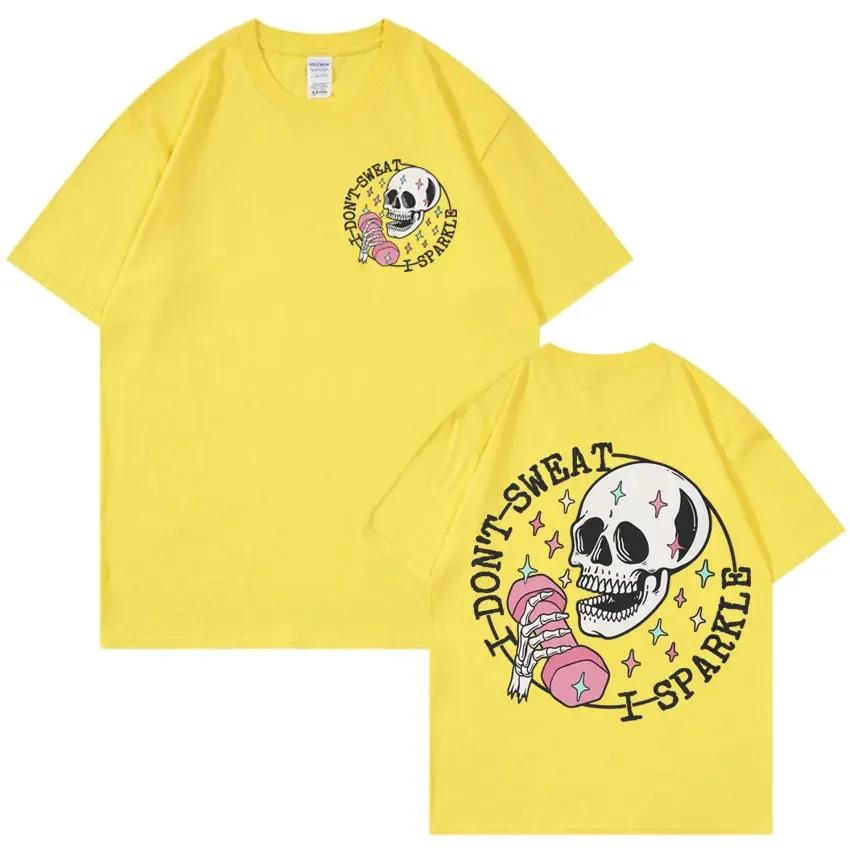 Забавные футболки с мышцами скелета для мамы, для спортзала, женские, унисекс, модные, в стиле 90-х, ретро, готические, летние, хлопковые, с коротким рукавом, уличная одежда