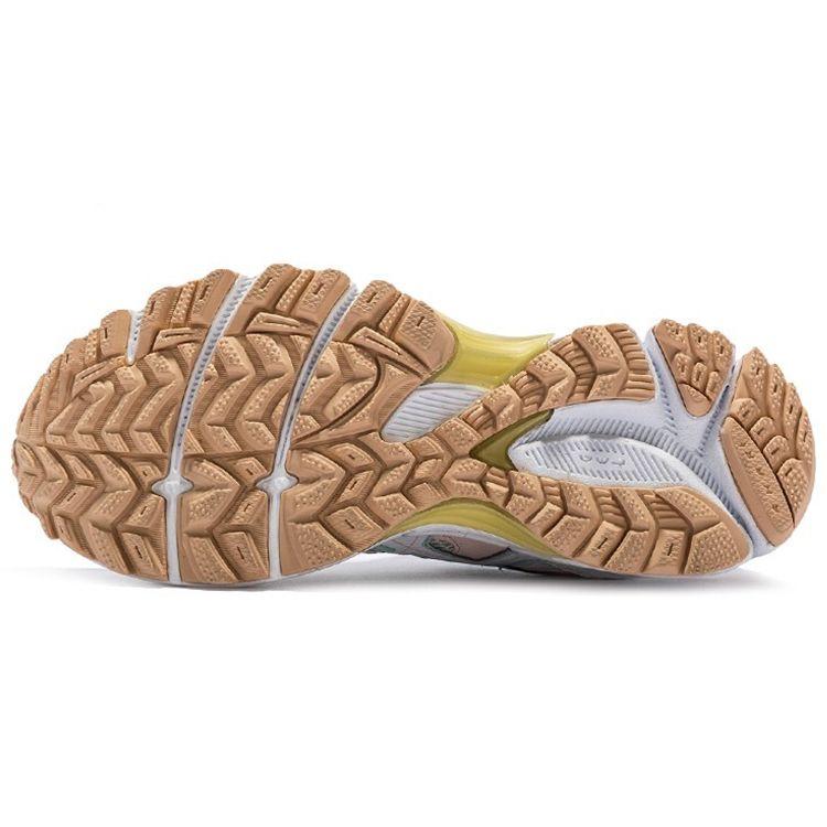 Asics Женские кроссовки Gel-Kahana 8 из сетчатой ткани, низкие, повседневные, для бега, белые, розовые, желтые, 1012A978-020