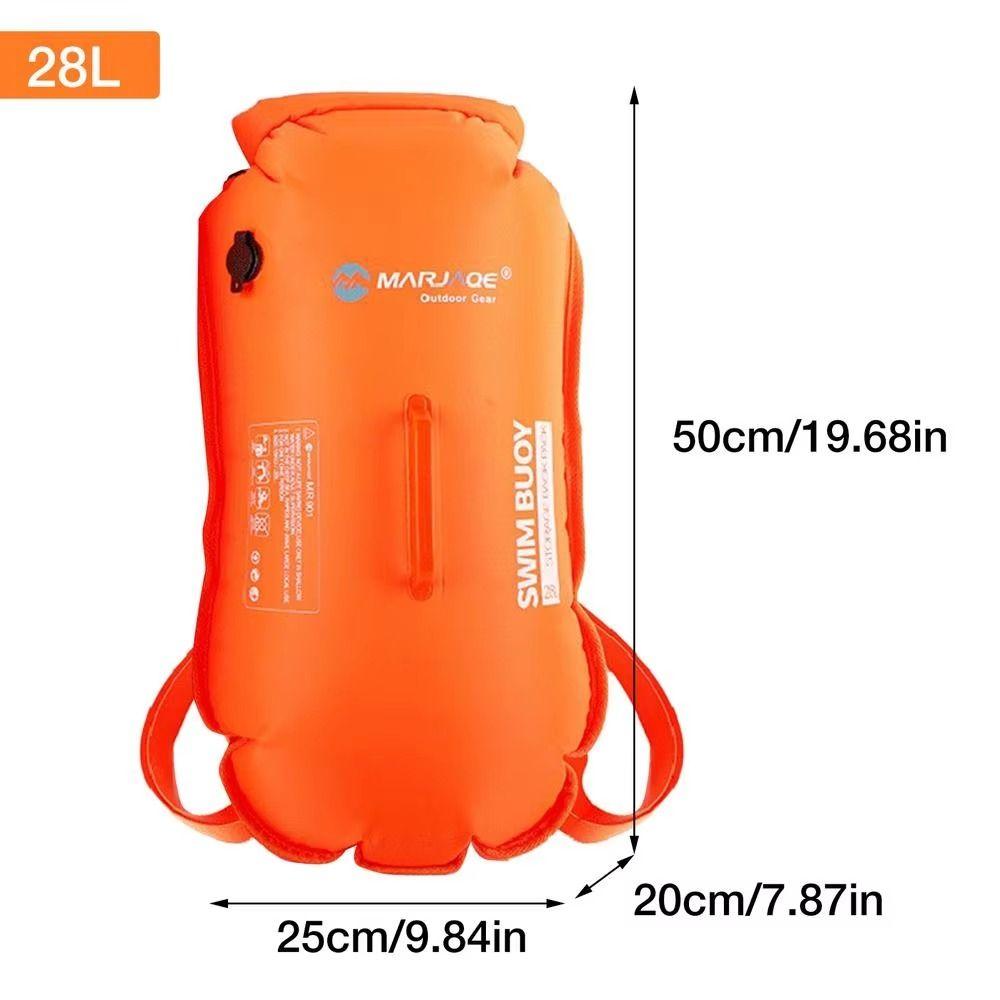 Drift Buoy Backpack Swimming Bag Float Swimming Buoy Bag Safety Bags Buoyancy Bag  Kayaking