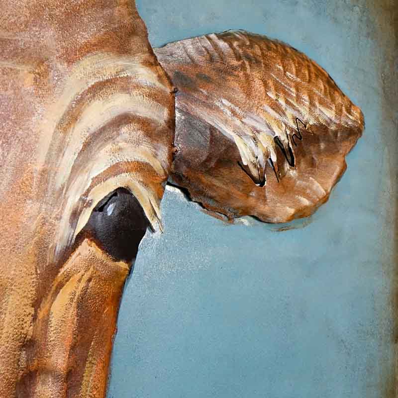 3D metal picture LOFT NATURE COW 3 90x60
