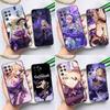 Anime Genshin Impact Fischl Phone Case For OPPO A15 A16 A5S A5 A9 A31 A53 A53S A52 A72 A83 A91 A93 A54 A74 A94 Cover