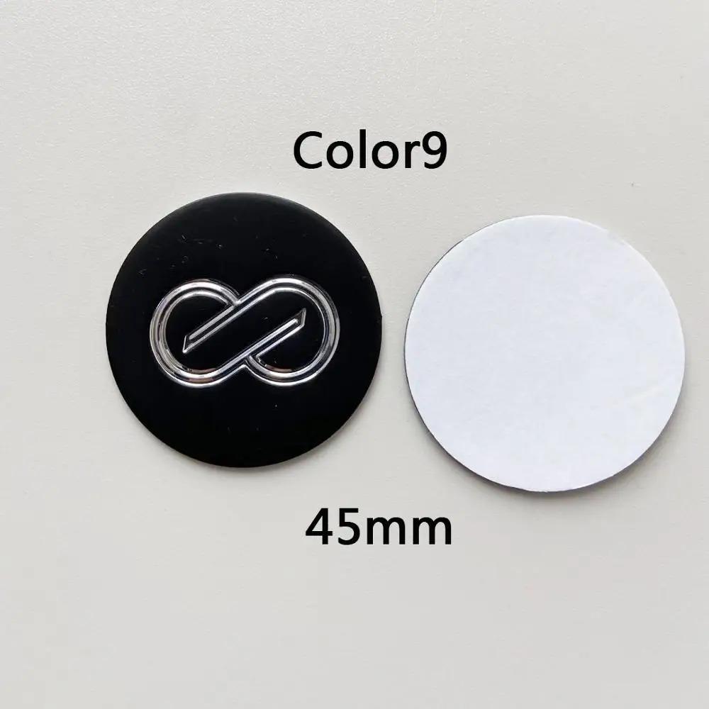 4pcs/lot 45mm 56mm 65mm Car Wheel Center Hub Cap Badge Stickers