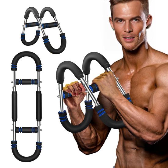 Тренажер Twister Arm с пенопластовой ручкой 40-50 кг, регулируемая штанга для тренировки груди, тренажер для укрепления мышц предплечья и трицепса, эспандер для груди, оборудование для домашнего фитнеса