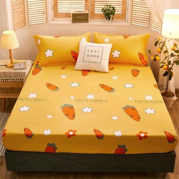 100% водонепроницаемая простыня с принтом мультфильма, постельное белье, наматрасники, четыре угла с резинкой (НЕТ наволочки)