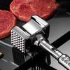 Молот из нержавеющей стали для мяса, кухонный молоток для отбивания говядины, свинины, тендеризатор для стейков, инструмент для отбивания молотка, прецизионный литье