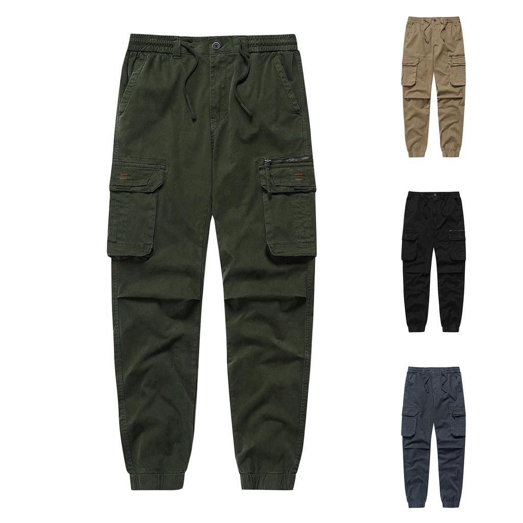 Men'S Sportswear Casual Work Pants Multi Pocket Outdoor Pants
