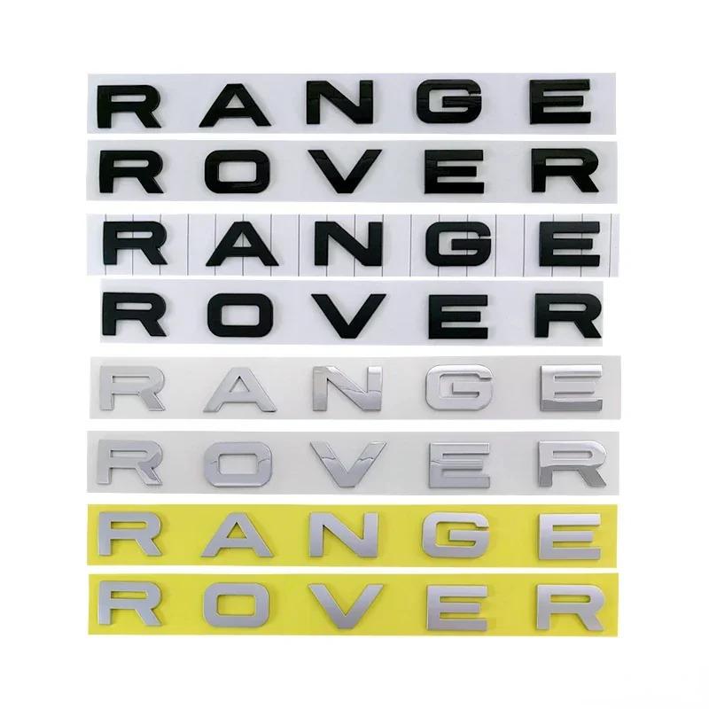 Front Hood Sticker Abs Car Trunk Letters Badge for Land Rover Range Rover Emblem Evoque Vogue Velar SV L405 L322 2 3 4 Sport R5