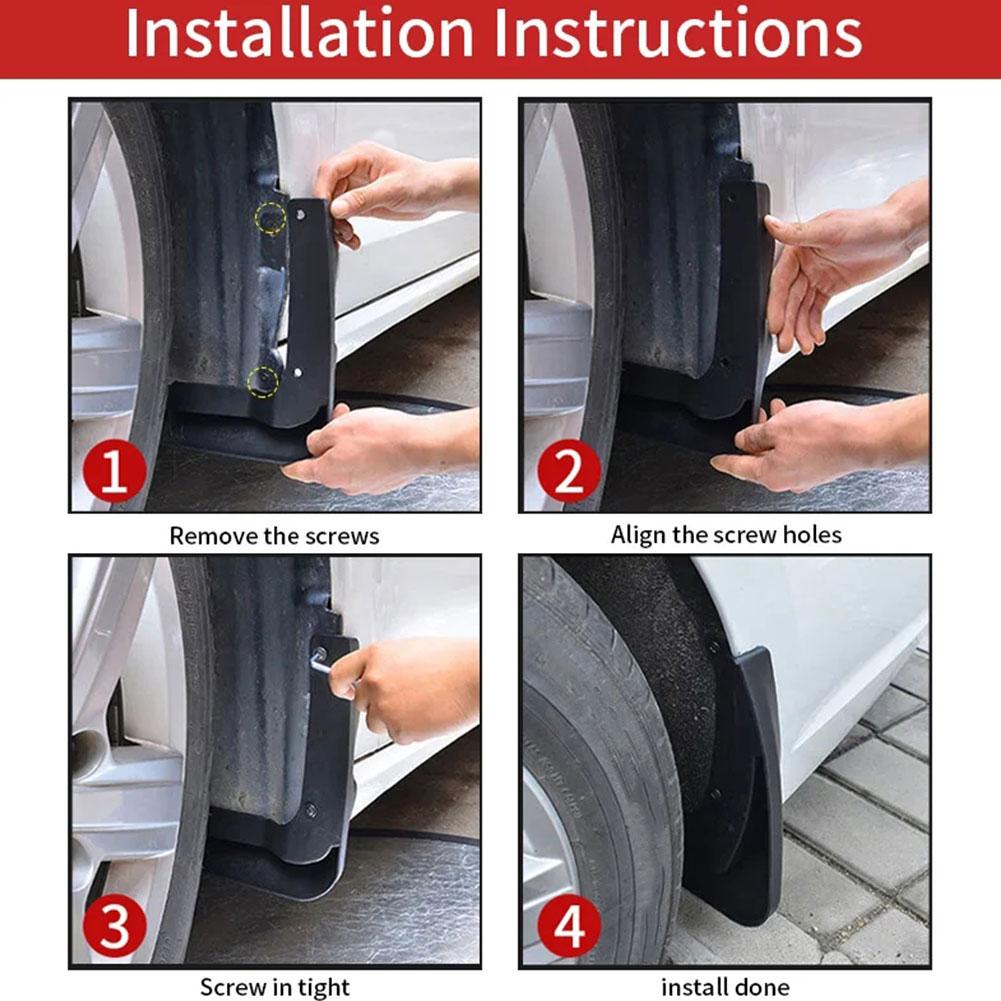 4 шт. автомобильные брызговики для Volvo S60 2019 2020 2024 2024 2024 брызговики передние задние защитные аксессуары для колес