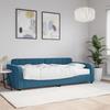 VidaXL Daybed with Mattress Blue 90x200 Cm Velvet 3196904