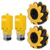 Mecanum Wheel for TT Geared Motor Smart Robot Car Parts Accessories DIY Toy Components 48mm