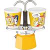 Mini Express Lichtenstein Moka Pot 100ml Yellow/Silver