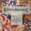 Banana Republic 80-е 90-е Старый комбинезон с ручками Рубашка с длинным рукавом Гавайская на пуговицах Мужская Б/У