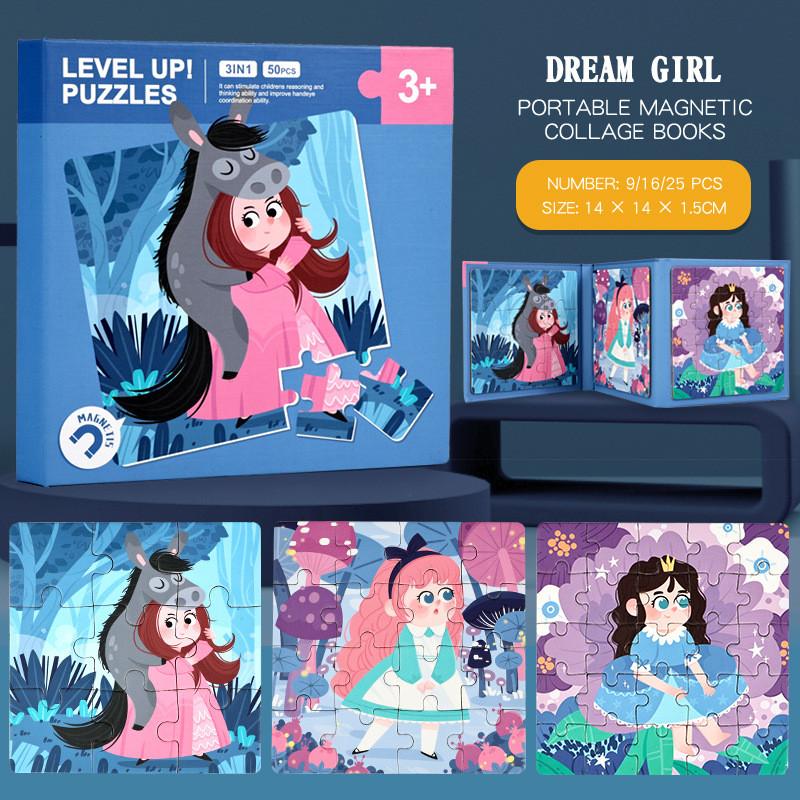 Magnetic Animal Puzzle Board For Preschool Kids Educational Toy