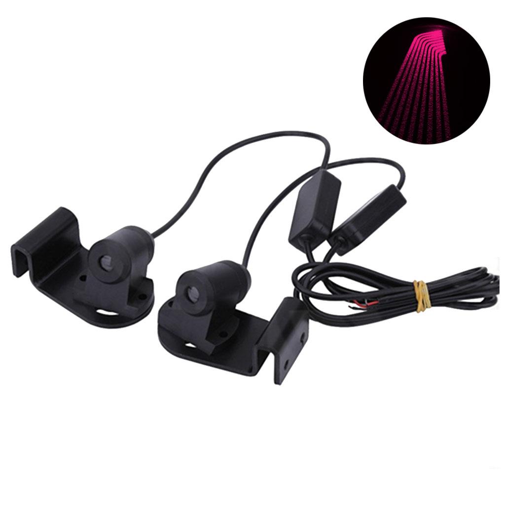 LED Car Door Logo Light Courtesy Projector Welcome Lights Ghost Shadow Lamps Accessories Anti-Collision Angel-Wings 2pcs