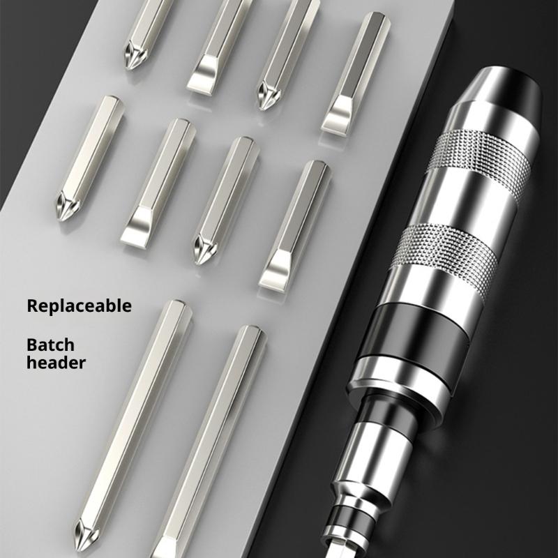 Professional Nonslip Grip Impact Screwdriver Set With 13 Interchangeable Bit For Stubborn Fastener Removal