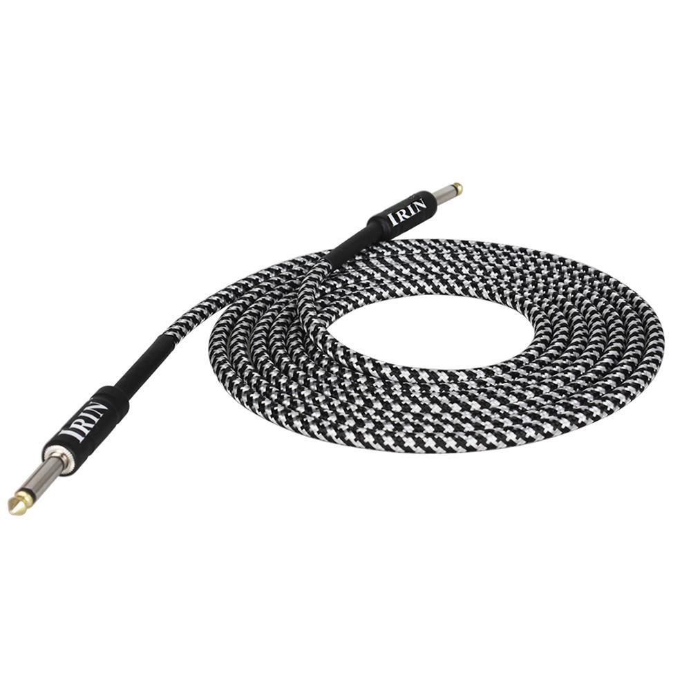 3M гитарный кабель, цветные аксессуары для струнных инструментов, без шума, аудио, плетеный провод, металлический штекер для электрогитары, баса