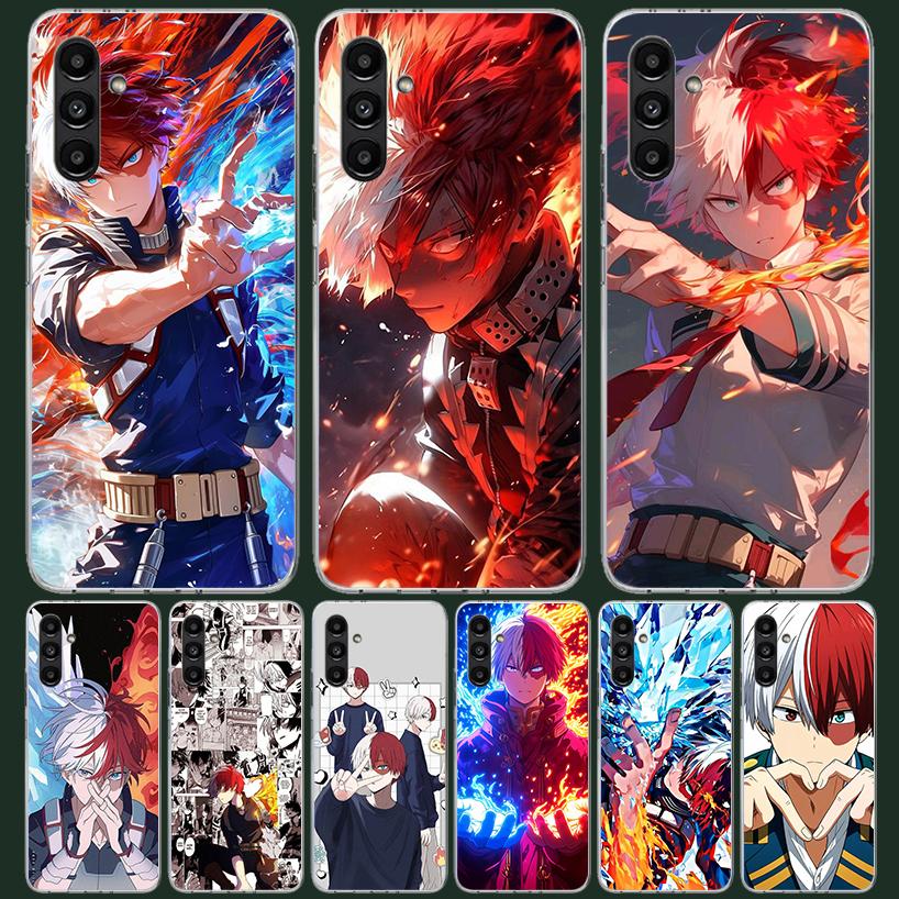 Todoroki Shoto MHA My Hero Phone Case For Samsung Galaxy A13 A14 A15 A16 A17 A53 A54 A55 A56 A33 A34 A35 A36 A23 A24 A25 A26 A05