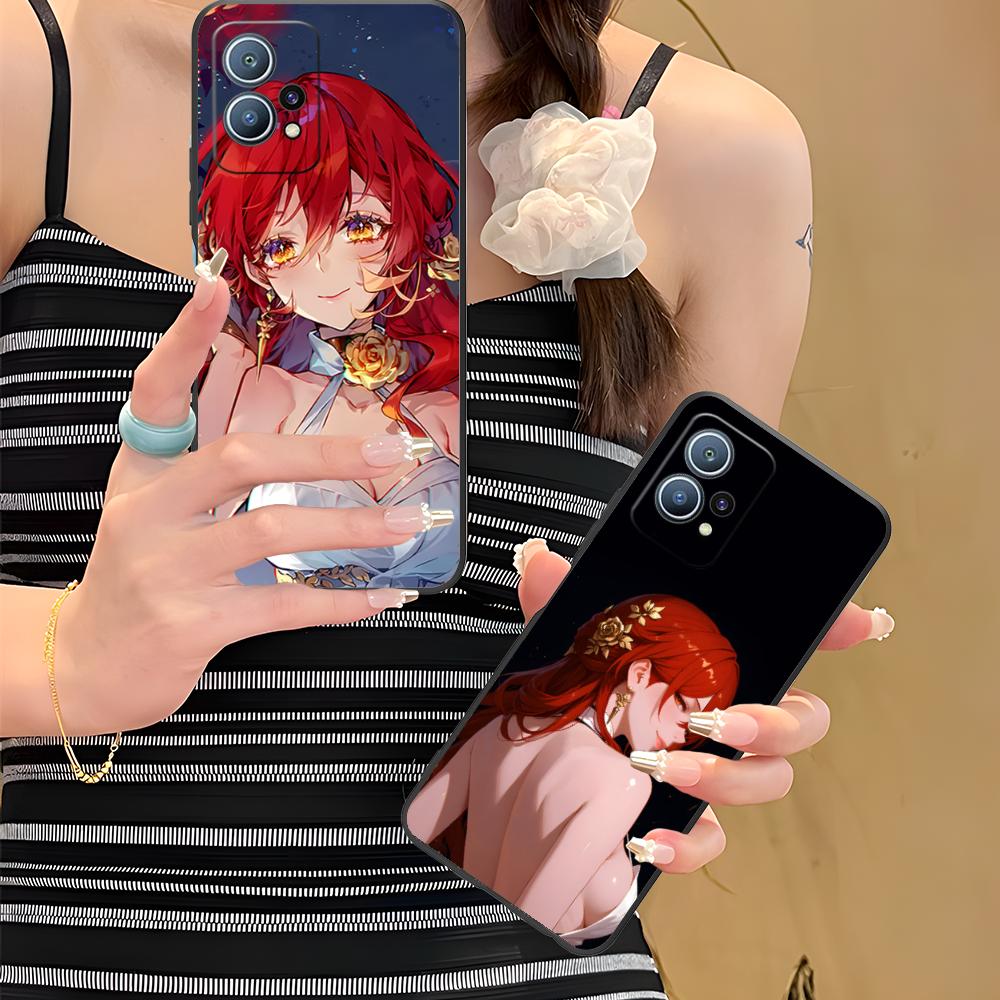 HSR Himeko Matte TPU Mobile Phone Case for Huawei P60 P50 P40 P30 P20 P10 P9 P8 Pro Lite Plus Colorful Printing Cover