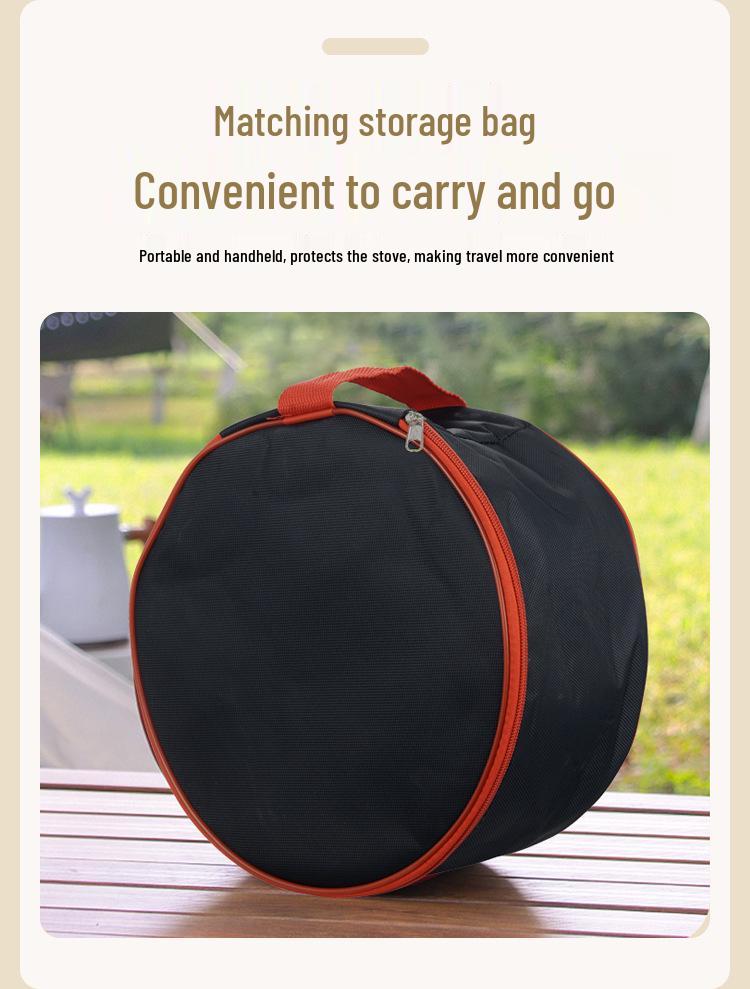 Seven-Head High-Power Dual-Use Outdoor Camping Gas & Coal Stove