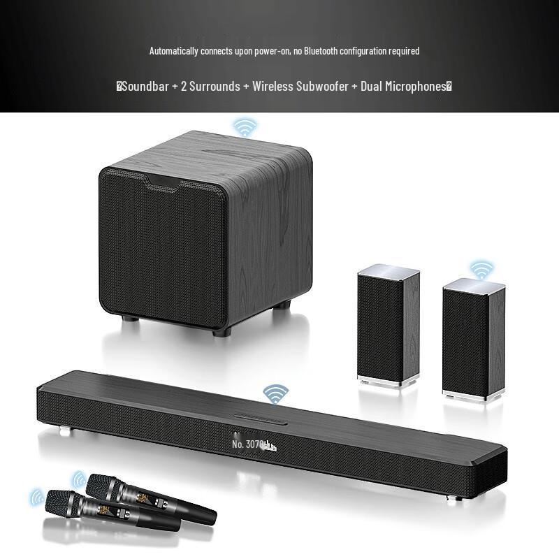 Hisense C2 Pro 4K Tri-Color Laser Pan-Tilt Projector with Surround Subwoofer Set (CN version)