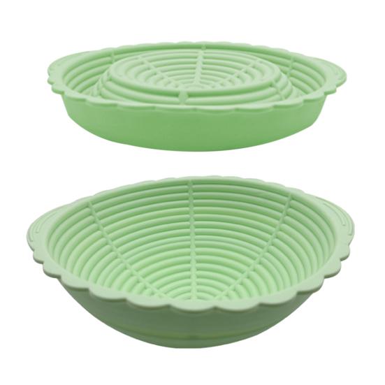 2 шт. силиконовая корзина для расстойки хлеба овальная Banneton для приготовления хлеба на закваске круглая жаропрочная большая