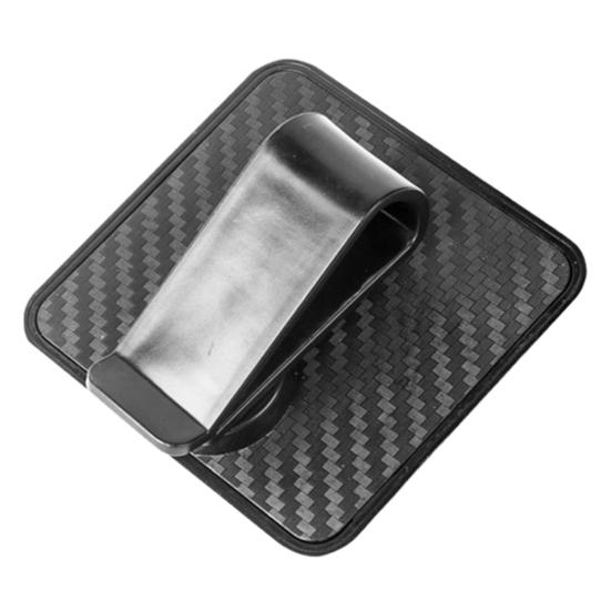 Автомобильный держатель для очков, зажим из углеродного волокна, универсальный внедорожник, грузовой автомобиль, крепление для солнцезащитного козырька, многофункциональная билетная карточка, вешалка для солнцезащитных очков, автомобильные принадлежности