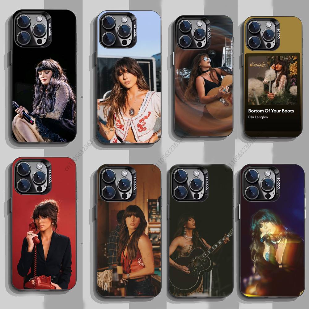 Чехол для телефона Ella Singer Langley для iPhone 17 11 12 Pro Max Plus Mini Air SE 16e 14 15 16 13 Мягкий корпус