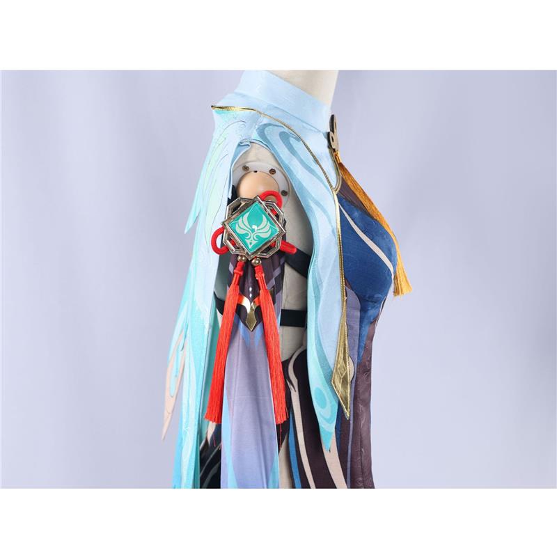 Genshin Impact Cos Костюм Прошлый Каспиан Косплей Мужской Костюм Комикс Мультяшный Странник C Костюм Мужской Косплей
