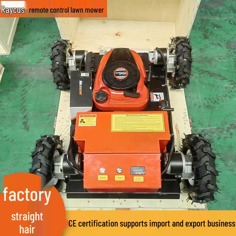 HT550 Remote Control Tracked Lawn Mower and Grass Shredder