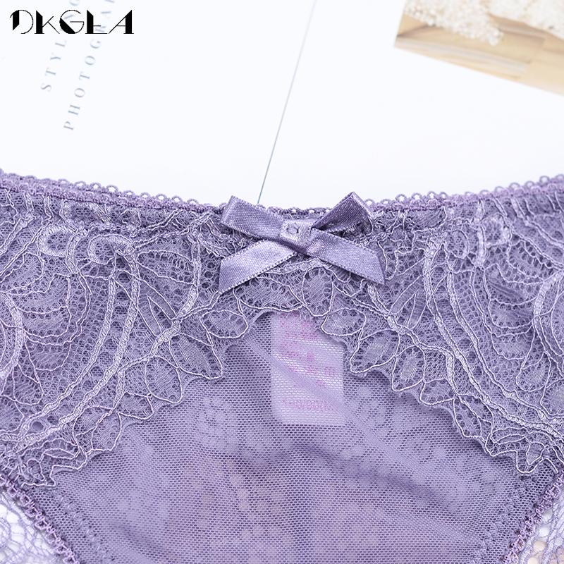 DKGEA Сексуальное нижнее белье, женские трусики, прозрачные кружевные трусы с низкой посадкой