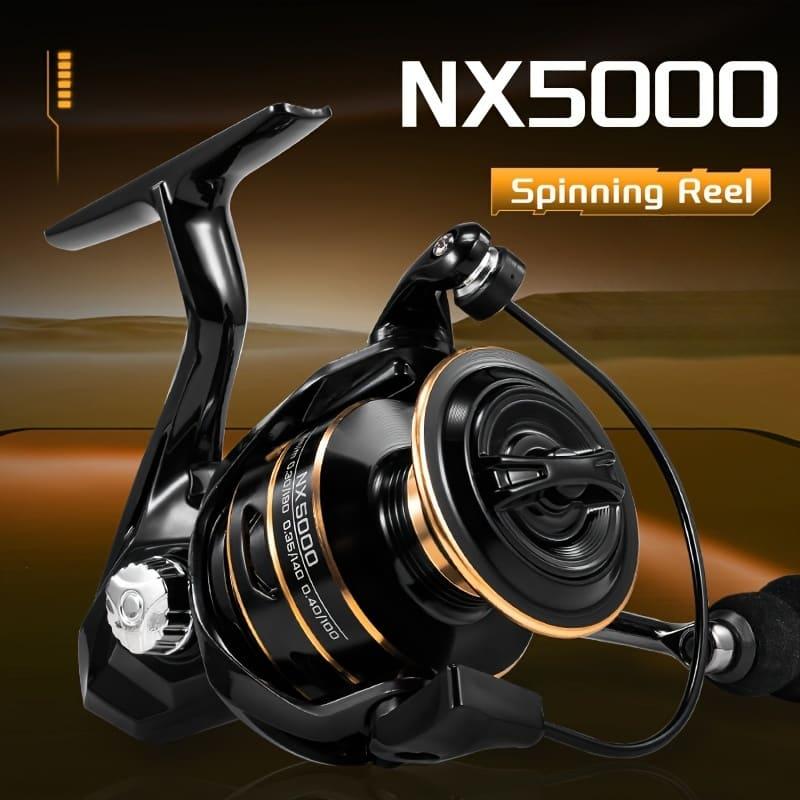 High Performance Spinning Reel Durable EVA Handle High Gear Ratio and Strong Brake Suitable for Fresh and Saltwater Fishing High Speed Universal Type