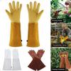 1 Pair Garden Gloves Wear Resistant Puncture-Proof Breathable Elbow Length Full Coverage Labor Protection Long Elbow Gloves