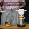 Foldable Portable Coffee Filter Coffee Maker Stainless Steel Drip Coffee Tea Holder Reusable Paperless Pour Over Coffee Dripper