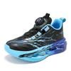 Kids Sport Sneakers Rotary Knob Lace System Glossy Easy Wipe Upper 28-39