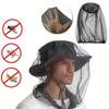 Outdoor Mosquito Head Mesh Net,Gardening Hat Insect-proof Hat For Hiking Camping Fishing,Beekeeping Windproof Mesh,Anti-mosquito