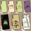 Милый Мультяшный Чехол-Лягушонок Для Samsung Galaxy S22 S23 S24 Ultra Note 20 10 Plus S8 S9 S10 S20 FE S21 FE Чехол