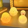 New Duck Cute Decoration Cartoon Chick Mini Night Light Kids Bedroom Sleep Fairy Lamp Gifts Night Lamp