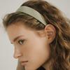 AVVINA PELLE Шелковая повязка на голову - Фисташковый