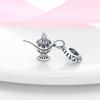 S925 Silver Personalized Fashion Flask Pendant DIY Handmade Jewelry Accessories Bracelet Beading Supplies