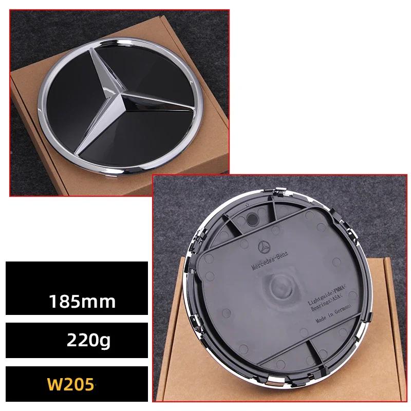 1pcs Car Front Grille Emblem Star Badge  Logo Mirror For Mercedes Benz W205 W204 W253 W213 W206 W166 gle glc