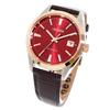 Мужские механические водонепроницаемые часы Citizen в красном и коричневом цвете NB1055-04W
